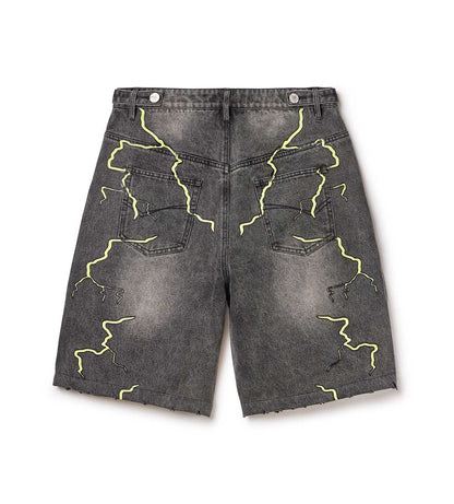 Vale Forever Lightning Jorts Black