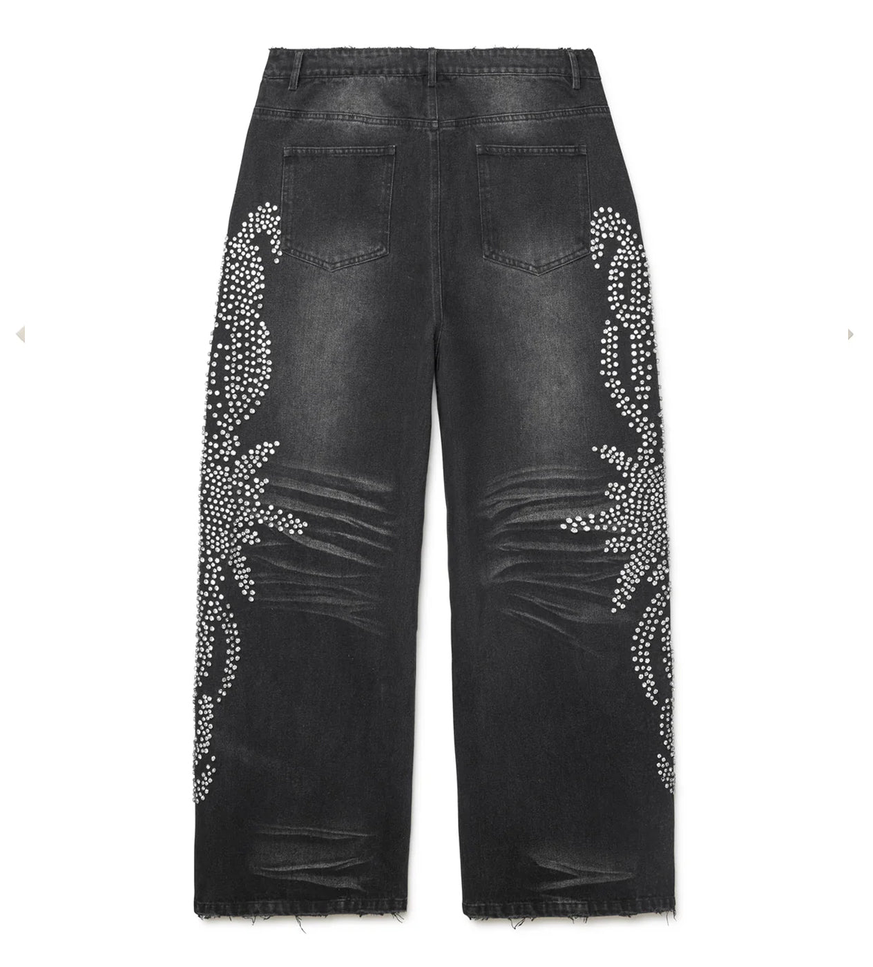 Vale Forever Mono Tsunami Denim Pants Black