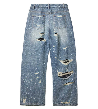 Vale Forever Rain Rhinestone Denim Jeans