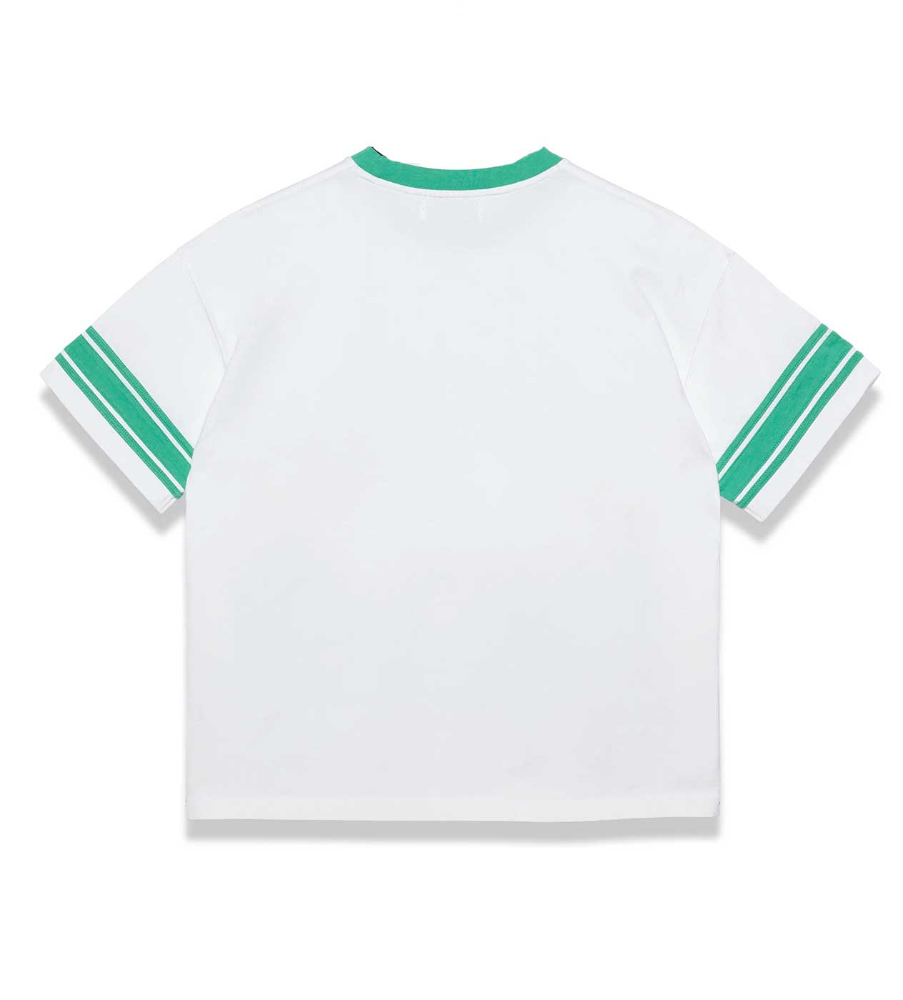 Vale Forever Tennis Court Ringer Tee White/Green