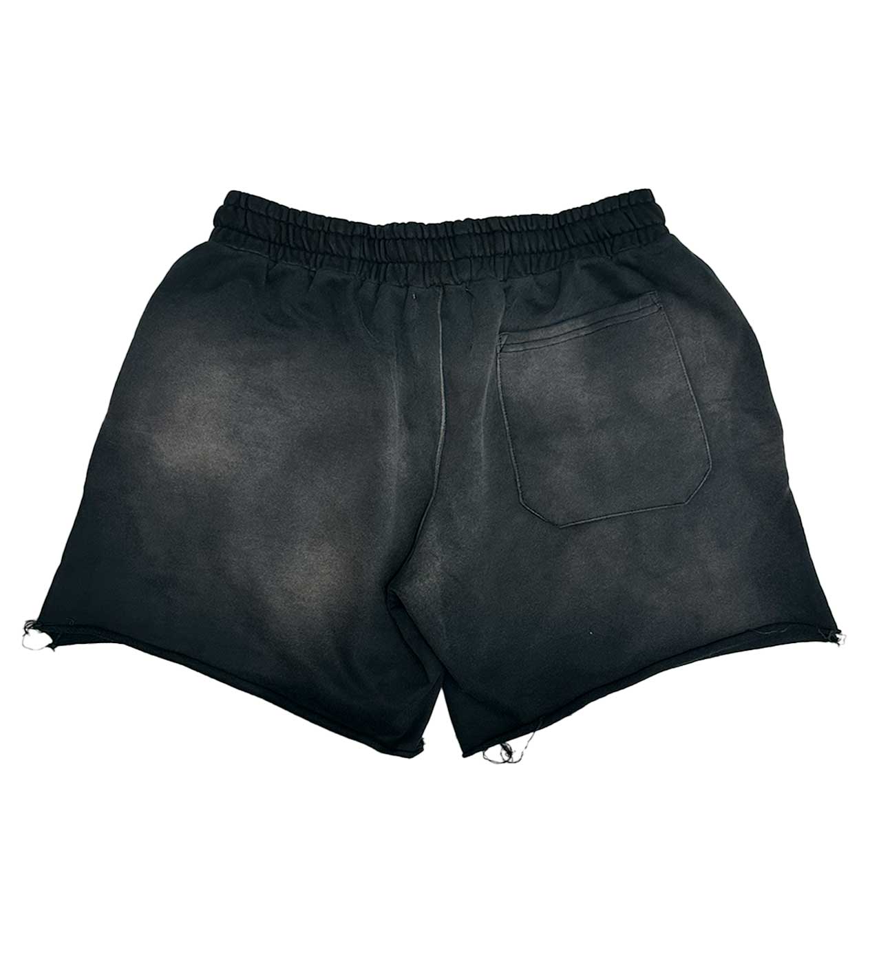 Vertabrae Black Double Emblem Shorts