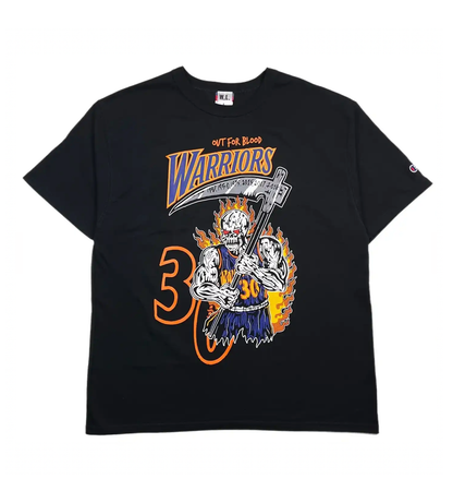 Warren Lotas x Golden State Warriors Curry Black Tee