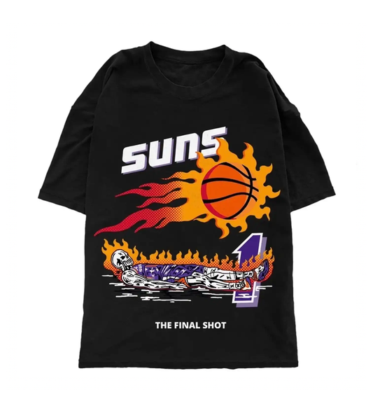 Warren Lotas x Phoenix Suns Booker Black Tee