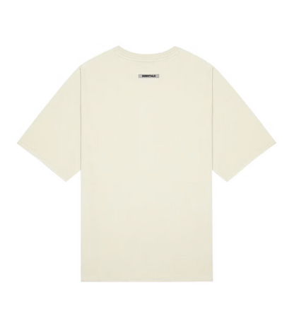 Essentials Cream Tee Front Logo