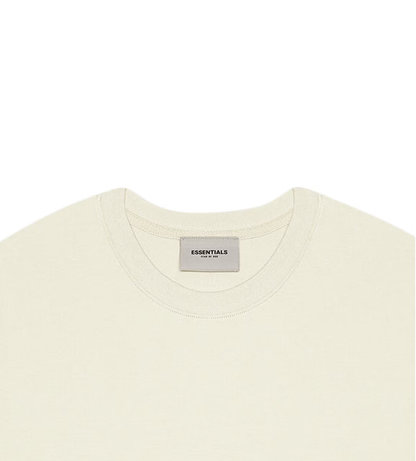 Essentials Cream Tee Front Logo