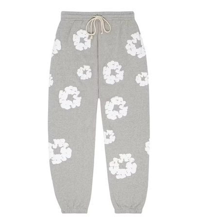 Denim Tears Cotton Wreath Grey Sweatpants